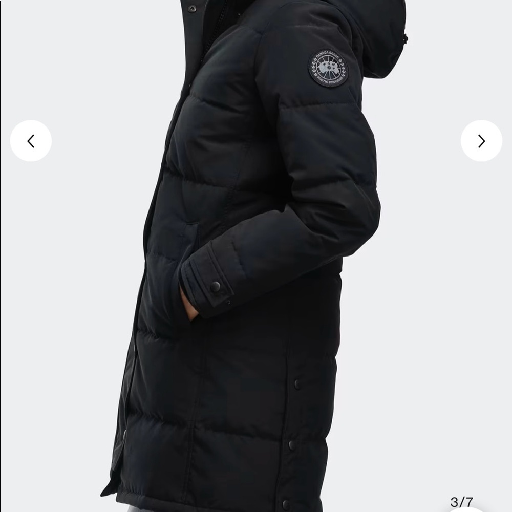Canada Goose Shelburne Parka Black Label - Fur Trim S